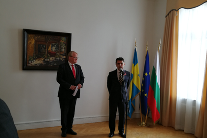 The Embassy holds a Reception on the occasion of Bulgaria's National Day